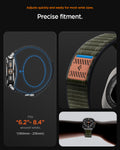 AMP10147 - Galaxy Watch Ultra WBF0 in green showing adjusts quickly and easily for most wrist sizes. precise fitment