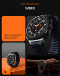 AMP10148 - Galaxy Watch Ultra WBF0 in navy showing WBF0 made for galaxy watch. designed to specifically fit the needs of your watch