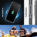 ACS05846 - Galaxy A14 5G (NA) Case Ultra Hybrid in Crystal Clear just charge on. Tactile buttons. Comfortable grip.