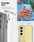 ACS08616 - Galaxy S24 FE Case Liquid Crystal in Crystal Clear smudge free. crystal clear tpu provides transparency.