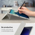 ACS06836 - Galaxy Tab S9+ Case Ultra Hybrid Pro in gray be productive. create and write at a comfortable angle.