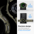 ACS05913 - Galaxy Watch 5 Pro (45mm) Case Rugged Armor Pro in vintage khaki wireless charging. power share. precision design. Form fitted design and precise cutouts allow you to utilize all functionalites.