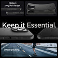 ACS08156 - iPhone 16 Pro Sand Blast in Matte Black showing modern angular design