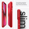 ACS03511 - iPhone 13 Case Thin Fit in red showing the perfect protection for those who want to keep it thin and minimal