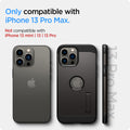 ACS03221 - iPhone 13 Pro Max Case Tough Armor in gunmetal showing the compatibility only with iPhone 13 Pro Max. Not compatible with iPhone 13 mini | 13 | 13 Pro