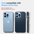 ACS03192 - iPhone 13 Pro Max Case Thin Fit in metal slate showing the compatibility only with iPhone 13 Pro Max. Not compatible with iPhone 13 mini | 13 | 13 Pro