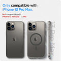 ACS03211 - iPhone 13 Pro Max Case Ultra Hybrid Mag Safe Compatible in graphite showing the compatibility only with iPhone 13 Pro Max. Not compatible with iPhone 13 mini | 13 | 13 Pro