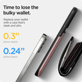 ACS03275 - iPhone 13 Pro Case Slim Armor CS in rose gold showing time to lose the bulky wallet. Replace your wallet with a case that's sleek and slim.