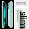 ACS03493 - iPhone 13 Pro Case Thin Fit in apple mint showing the perfect protection for those who want to keep it thin and minimal