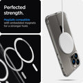 ACS03268 - iPhone 13 Pro Case Ultra Hybrid Zero One (MagFit) showing the perfected strength. MagSafe compatible with embedded magnets for a stronger hold