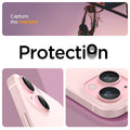 AGL07167 - iPhone 15 Plus Optik Pro EZ Fit Lens Protector in Pinky capture the moment. protection.