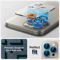 AGL07163 - iPhone 16 Pro / 16 Pro  Max Optik Pro Lens Protector in natural titanium precisely designed for a flush look. perfect fit.
