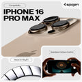 ACS08504 - iPhone 16 Pro Max Case Tough Armor T AI (MagFit) in Metal Slate showing the compatibility with iPhone 16 Pro Max made for MagFit and seamless camera control