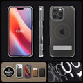 ACS08010 - iPhone 16 Pro Max Case Ultra Hybrid S (MagFit) in Graphite showing front, side and back.