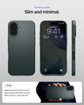 ACS09970 - iPhone 17 Thin Fit (MagFit) in Abyss Green check timeless profile. slim and minimal. Design. Sleek and sturdy form factor with total protection for your iPhone day in and day out.