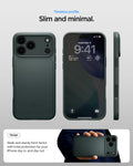 ACS09935 - iPhone 17 Pro Thin Fit (MagFit) in Abyss Green check timeless profile. slim and minimal. Design. Sleek and sturdy form factor with total protection for your iPhone day in and day out.