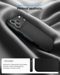 ACS09934 - iPhone 17 Pro Thin Fit (MagFit) in black showing a minimal case design with full corner coverage and Air Cushion Technology.