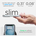 ACS06796 - iPhone 15 Case Ultra Hybrid in frost clear showing the right amount of added depth for optimal slimness. 0.31