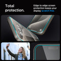 AGL06892 - iPhone 15 Pro Screen Protector EZ FIT GLAS.tR (Sensor Protection) total protection. edge to edge screen protection keeps your display scratch free.