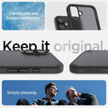 ACS08200 - iPhone 16 Case Ultra Hybrid in Frost Black be crystal clear. enjoy pure design. Keep it original. Simply pleasing.