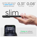 ACS08072 - iPhone 16 Plus Case Ultra Hybrid in Matte Black  just the right amount of added depth for optimal slimness. 0.31