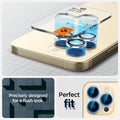 AGL05598 - iPhone 15 Pro / 15 Pro Max Optik Pro Lens Protector in gold precisely designed for a flush look. perfect fit.