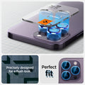 AGL05597 - iPhone 15 Pro / 15 Pro Max Optik Pro Lens Protector in deep purple precisely designed for a flush look. perfect fit.