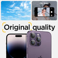 AGL05597 - iPhone 15 Pro / 15 Pro Max Optik Pro Lens Protector in deep purple no blemishes. no flash reflection. original quality.