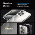 ACS06565 - iPhone 15 Pro Max Case Ultra Hybrid in crystal clear showing the clear choice. Crystal clear design showcases your iPhone 15 Pro Max