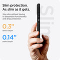 ACS03546 - iPhone 13 Case Mag Armor in black showing the Slim protection. Stay slim without having to jeopardize functionality and drop protection. 0.3