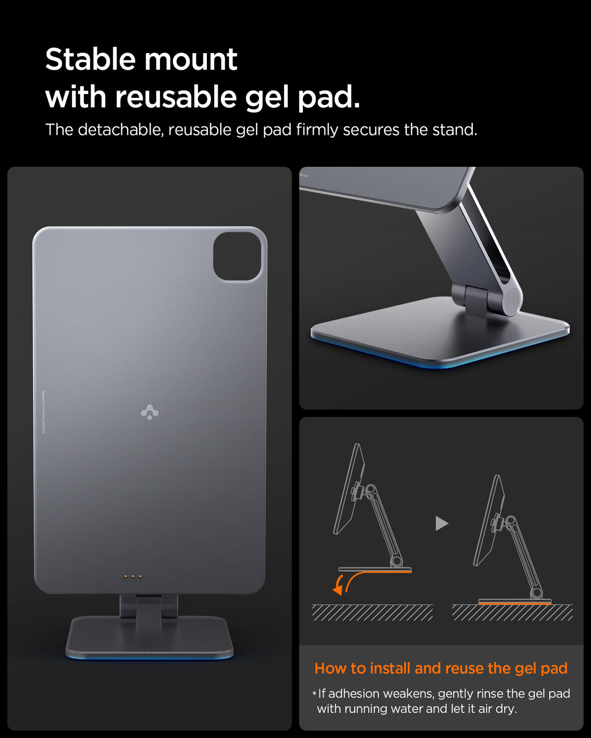 AMP09837 - iPad Air 11" (2025) Magnetic Wireless Charging Stand (MagFit)