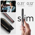 ACS04912 - iPhone 14 Plus Case Slim Armor CS in rose gold showing optimal slimness. 0.31