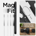 ACS04915 - iPhone 14 Plus Case Tough Armor (MagFit) in black showing magfit. Reimagine the way you snap into reality.