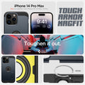 ACS04841 - iPhone 14 Pro Max Case Tough Armor (MagFit) in metal slate  iPhone 14 pro max. Not compatible with iPhone 13, 14plus, 14 pro. Tough armor magfit. toughen it out.
