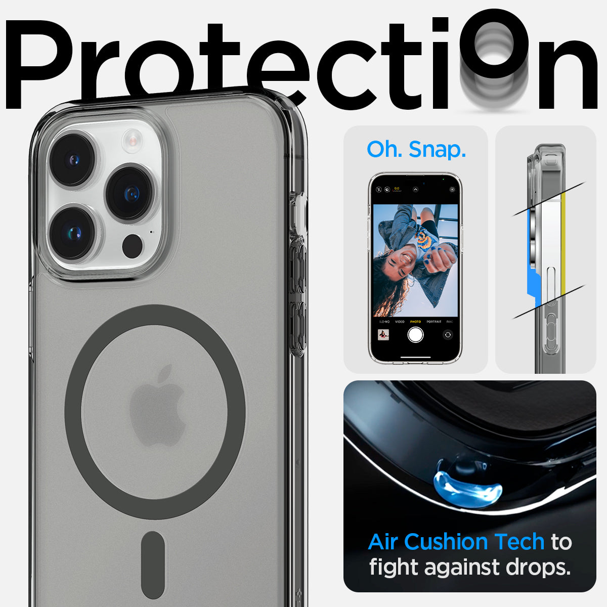 ACS05582 - iPhone 14 Pro Max Case Ultra Hybrid (MagFit) in frost black 
