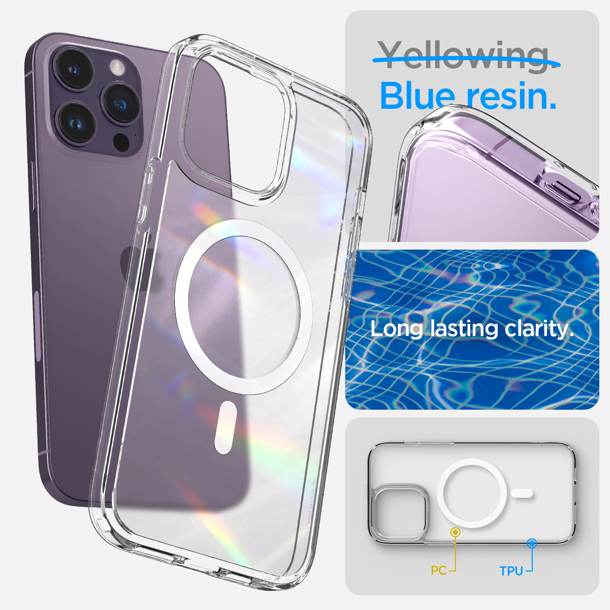 ACS05583 - iPhone 14 Pro Max Case Ultra Hybrid (MagFit) in frost clear 