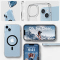 ACS05049 - iPhone 14 Case Ultra Hybrid (MagFit) in black showing oh. so. clear.