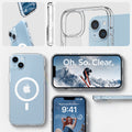 ACS05048 - iPhone 14 Case Ultra Hybrid (MagFit) in white showing oh. so. clear.