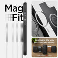 ACS04918 - iPhone 14 Plus Case Mag Armor (MagFit) in matte black showing magfit. Reimagine the way you snap into reality.