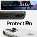 AGL05599 - iPhone 14 Pro / 14 Pro Max Optik Pro Lens Protector in silver capture the moment. Protection.