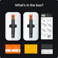 AGL05215 - iPhone 14 Pro Screen Protector EZ FIT GLAS.tR Privacy showing what's in the box?