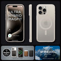 ACS07211 - iPhone 15 Pro Max Case Ultra Hybrid Zero One (MagFit) in Zero One Natural Titanium ultra hybrid magfit. magfit designed for magsafe. 37,969,000kg CO2 offset.