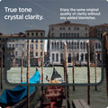 AGL03386 - iPhone 16e Screen Protector EZ FIT GLAS.tR (Sensor Protection) showing the true tone crystal clarity