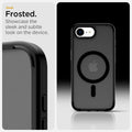 ACS09144 - iPhone 17e Case Ultra Hybrid (MagFit) in Frost Black showing the sleek frosted. Showcase the sleek and subtle look on the device
