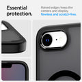 ACS09144 - iPhone 17e Case Ultra Hybrid (MagFit) in Frost Black showing the essential protection. Raised edge keep the camera and display flawless and scratch-free