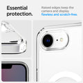 ACS09139 - iPhone 17e Case Ultra Hybrid (MagFit) in Clear White showing the essential protection. Raised edge keep the camera and display flawless and scratch-free