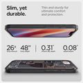 ACS09141 - iPhone 16e Case Ultra Hybrid Zero One (MagFit) in Zero One showing the slim, yet durable. Thin and sturdy for ultimate comfort and protection with 26x drop amount 48