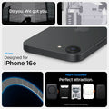 ACS09142 - iPhone 16e Case Ultra Hybrid Zero One (MagFit) in Zero One White showing the all new design for iPhone 16e. MagFit compatible.