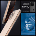 ACS08112 - iPhone 16 Pro Case Liquid Crystal in Crystal Clear designed for iPhone 16 pro max. liquid crystal. stay in clear.