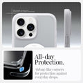 ACS08139 - iPhone 16 Pro Case Ultra Hybrid Classic (MagFit) in Classic Silver all day protection. Airbag like corners for protection against everyday drops.